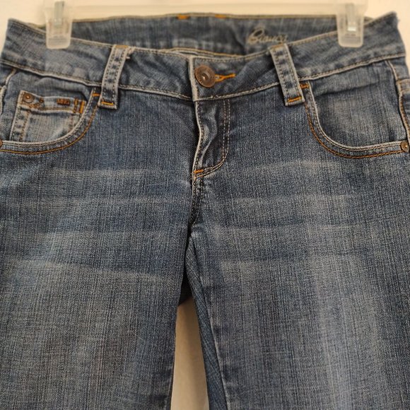 Mango MNG Bianca Jeans Straight Medium Wash Size 4 Low Rise - Picture 3 of 15